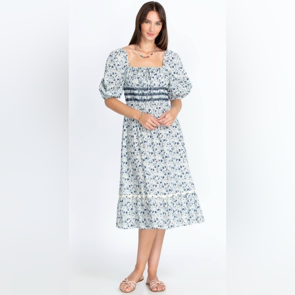 Johnny Was Dresses & Skirts - Johnny Was Jade Classic Floral Camille MIDI Dress
